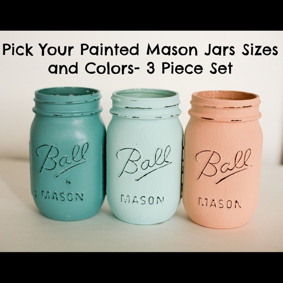Custom distressed mason jars!!! Made-to-order