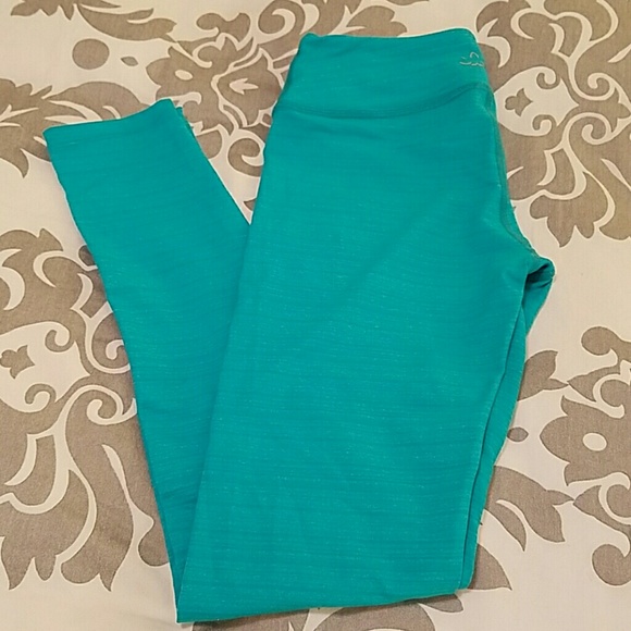 Beyond Yoga Microstriped Legging seaglass stripe
