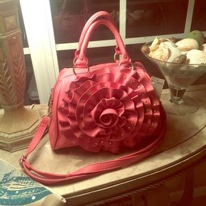 Steve Madden floral satchel purse