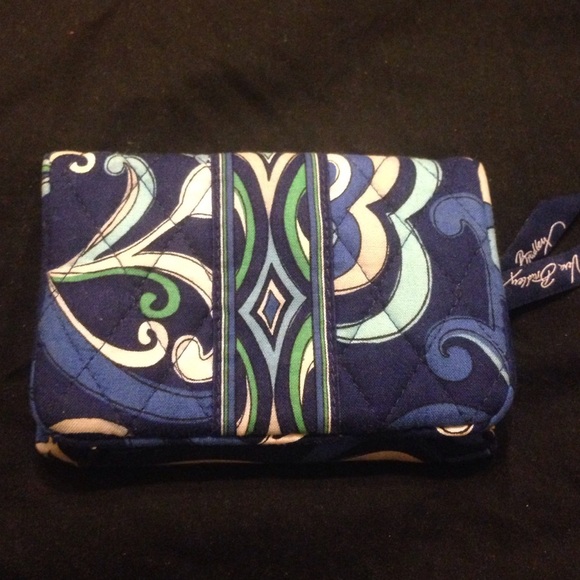 Vera Bradley Handbags - Mediterranean blue small Vera Bradley wallet