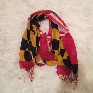 Maryland flag scarf