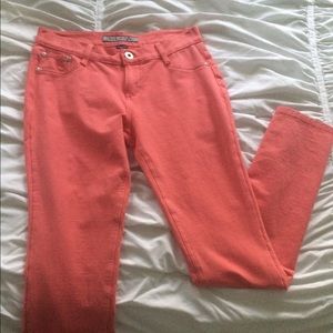 Coral colored Jeggings! (Never worn)