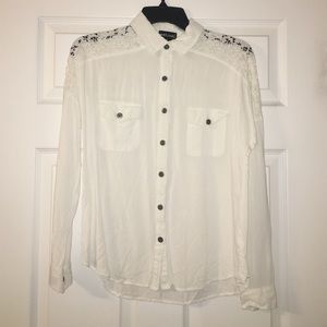 White button down from Wet Seal