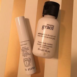 Bobbi Brown &Philosophy samples/travel size bundle