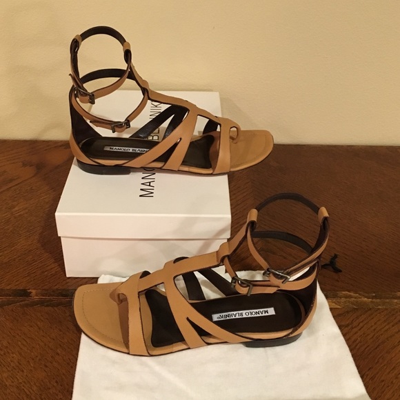 Authentic Manolo Blahnik Gladiator Sandals. - image 2