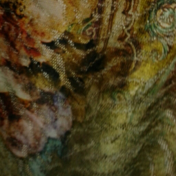 CHICO'S AMAZING MESH TAPESTRY BLOUSE - Picture 2 of 4