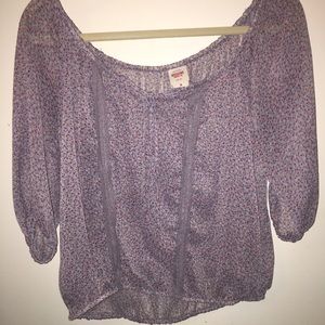 Peasant style blouse