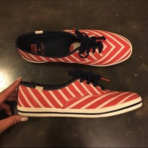 Keds for Kate Spade; Red, White, & Blue sneakers