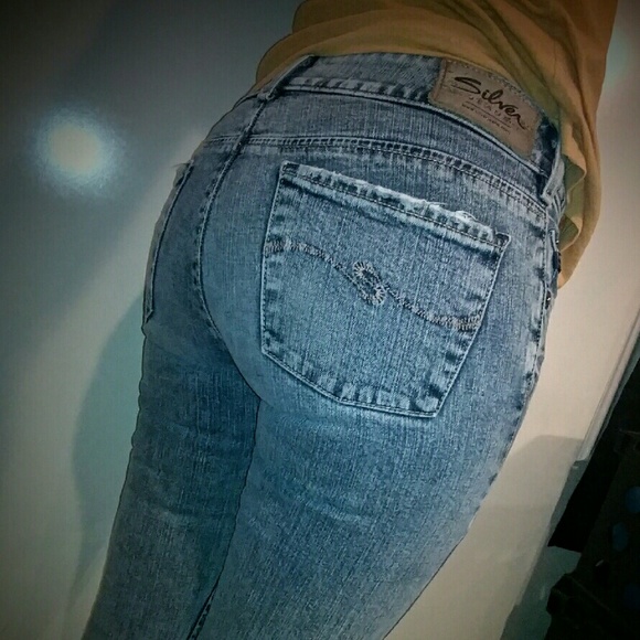 Silver Denim Jeans