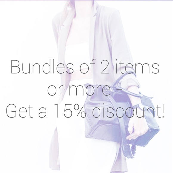 BUNDLES: 15% OFF TWO OR MORE ITEMS!