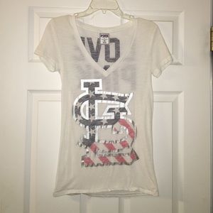 White St. Louis Cardinals vneck