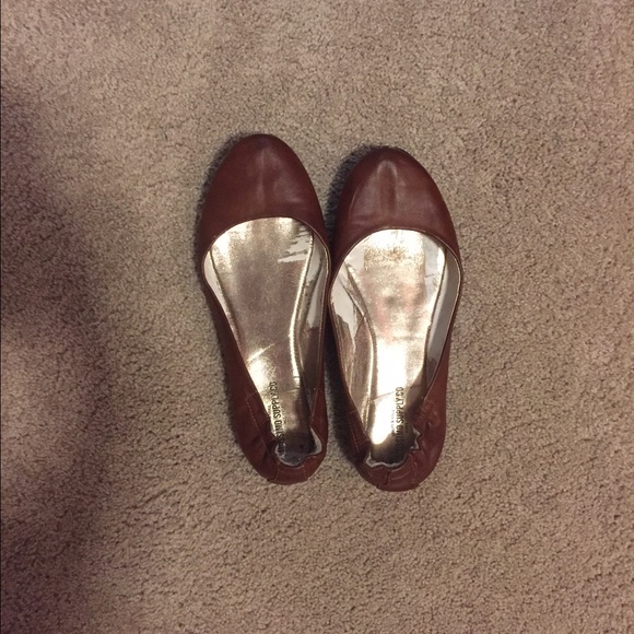 Chocolate brown flats