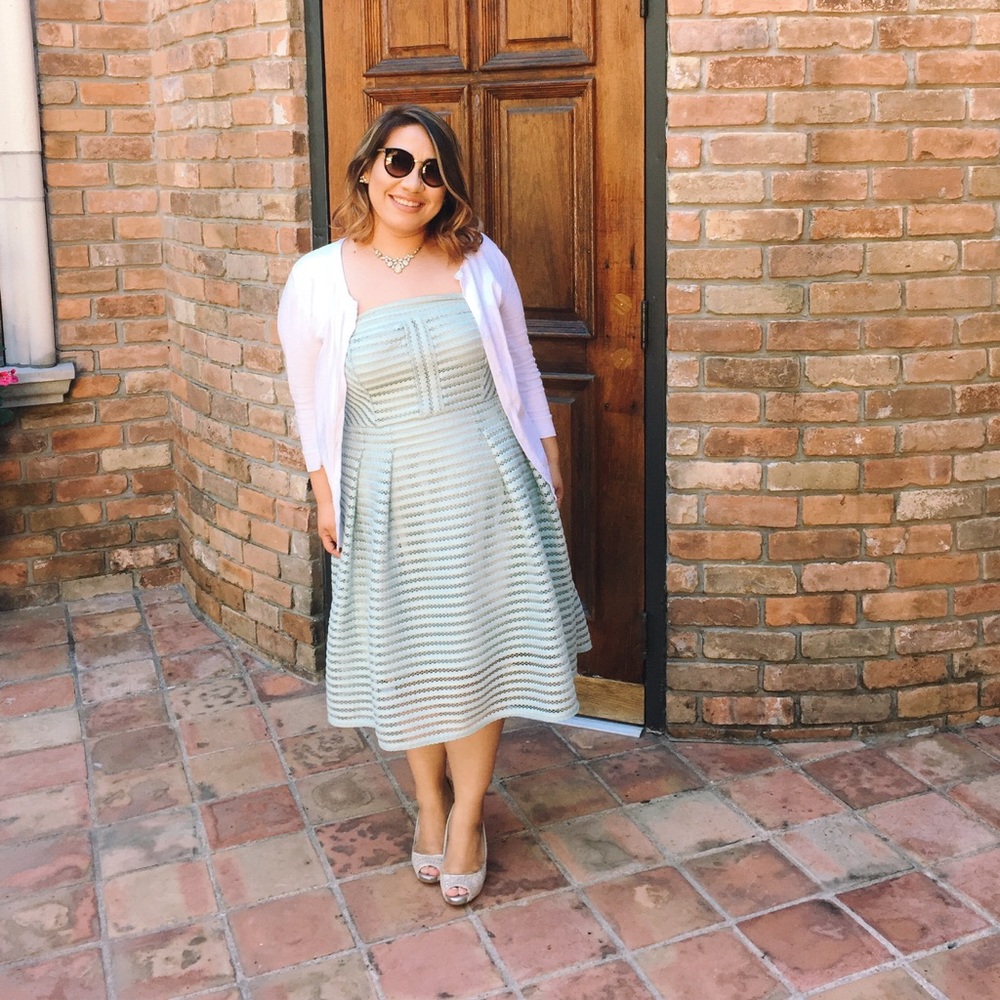 New York &Company Strapless Dress