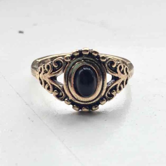 Antique Statement Stone Ring Size 8