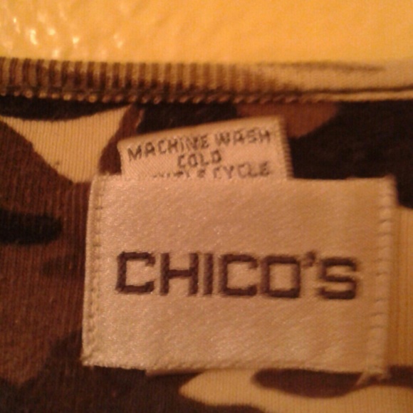 CHICO'S COTTON CASUAL CAMO - Picture 3 of 4