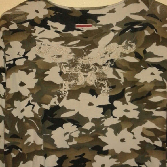 CHICO'S COTTON CASUAL CAMO - Picture 4 of 4