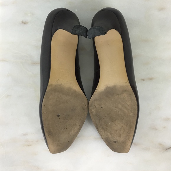 Fitzwell Dark Brown Leather Pumps - Picture 4 of 4