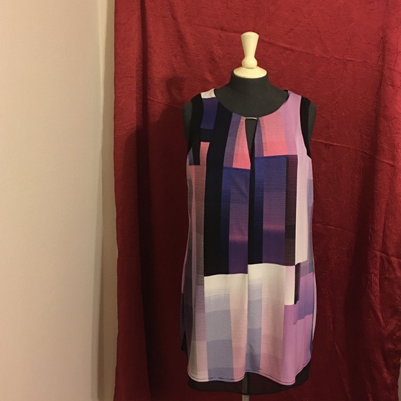 Worthington Tops - Sleeveless mod style tunic blouse👣👣Final!