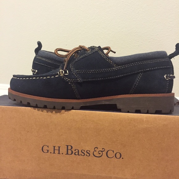 Men's bass Manchester leather and suede US 8.5