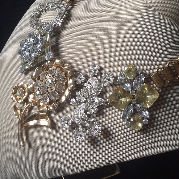 Statement necklace.