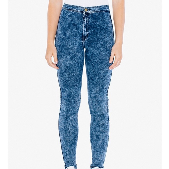 American Apparel Easy Jean in Acid Wash