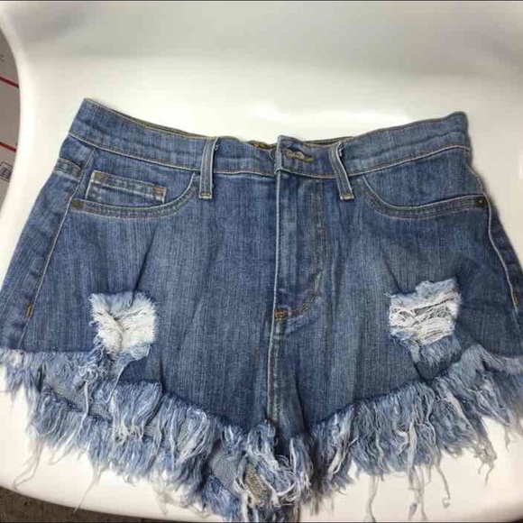 High waisted shorts