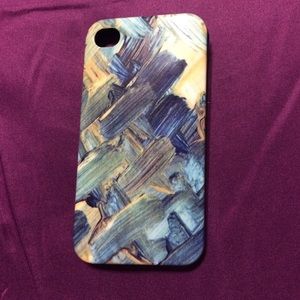 Iphone 4/4s case. Hard rubber, plastic.