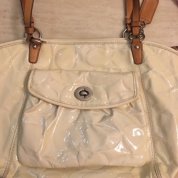 Coach bag straps and fob for parts. For $3