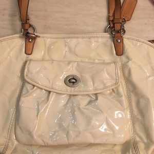 Coach bag straps and fob for parts. For $3