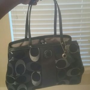 Beautiful Turquoise Coach Purse and bill fold