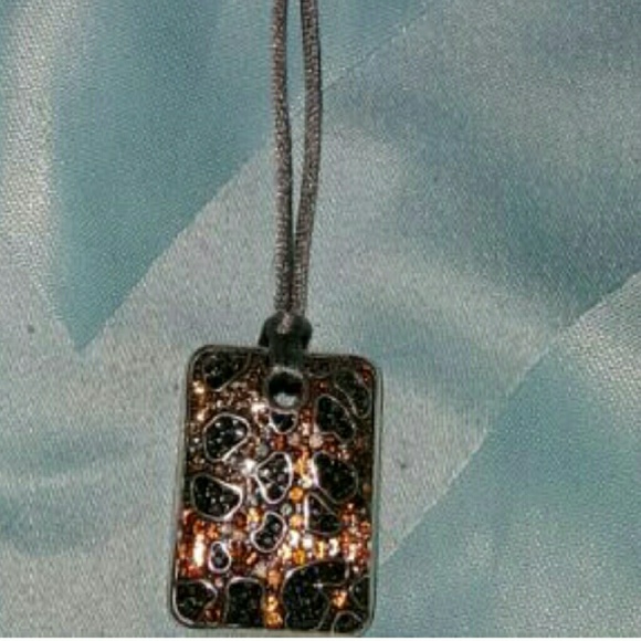 Brighton leopard reversible necklace