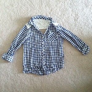 Aeropostale Plaid Button-Down Shirt