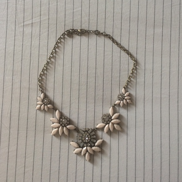 Ann Taylor LOFT jewel bib necklace