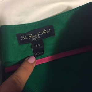 J. Crew pencil skirt double served cotton