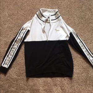 pink Victoria's Secret sweatshirt