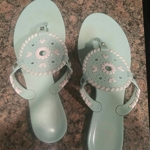 Jack Rogers jelly sandals