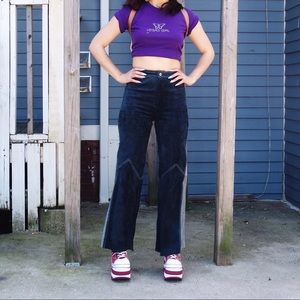 VINTAGE 1960s SUEDE HIGH-WAISTED PANTS 🏁🏁🏁🏁🏁