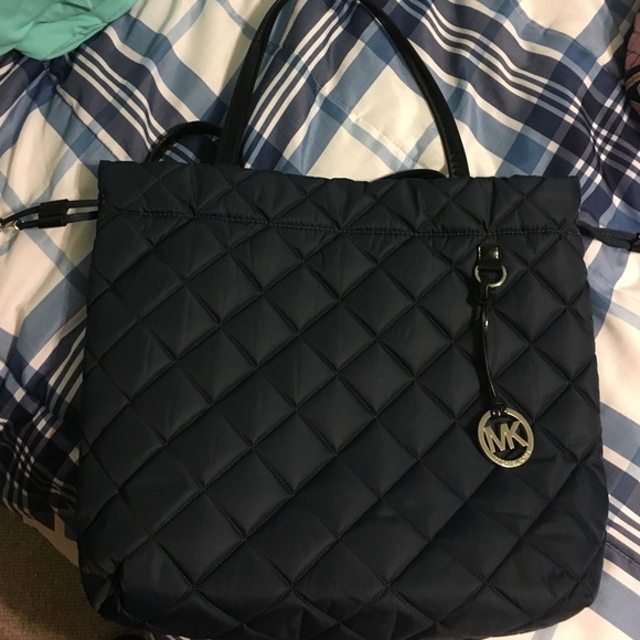 Navy Blue Michael Kors Tote