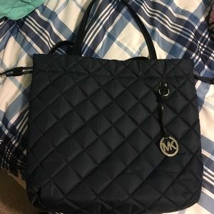 Navy Blue Michael Kors Tote