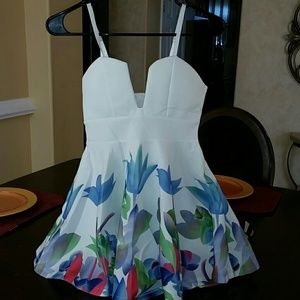 Floral mini dress