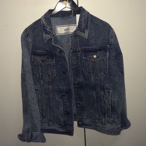 AMI distressed denim jacket