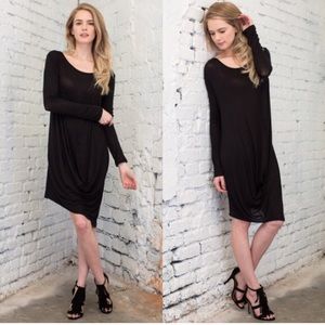 Black Asymmetrical Dress