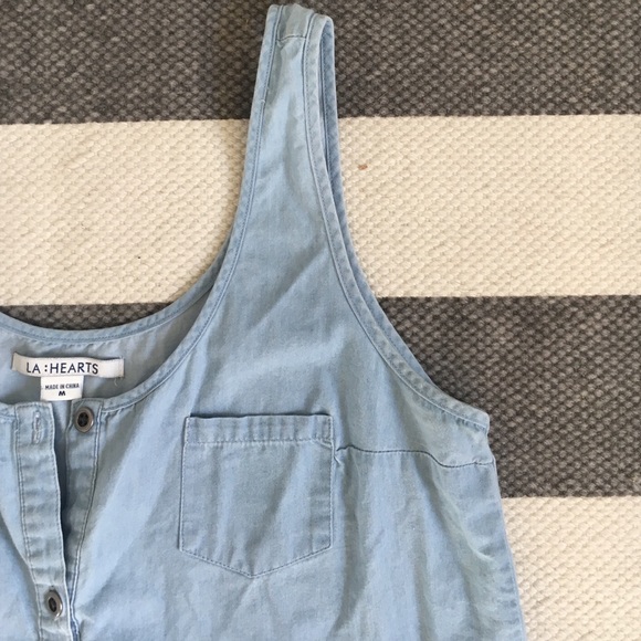 Denim button down top - Picture 2 of 2