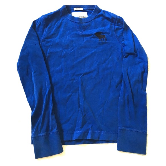 Royal blue boys Abercrombie long sleeve