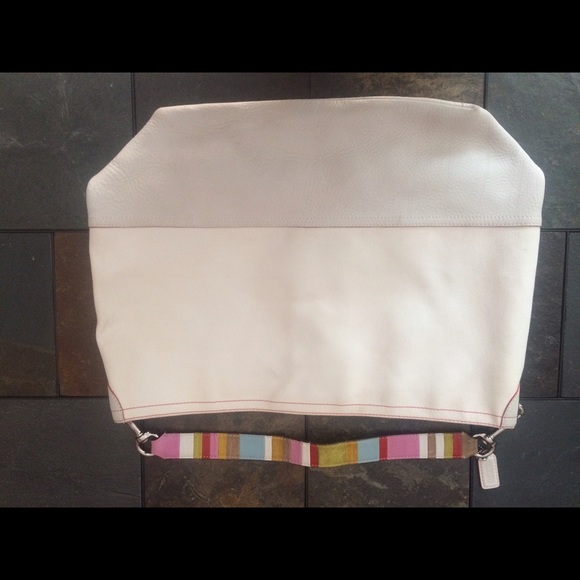 Coach canvas and leather tote