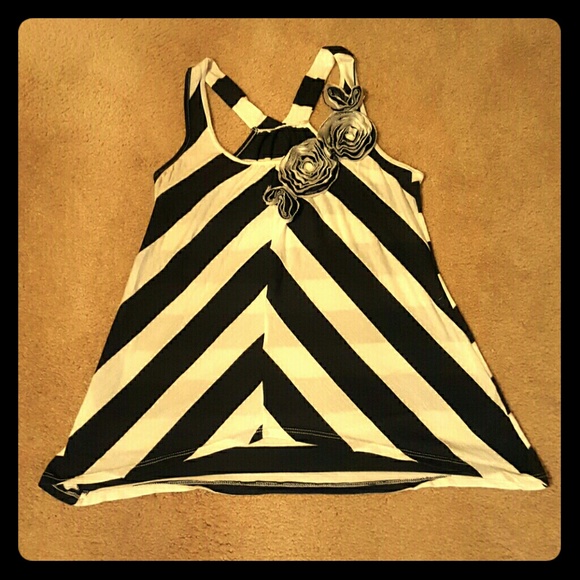 Navy Striped tunic
