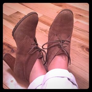 Audrey Brooke Suede booties