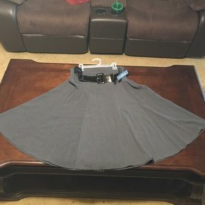 Sharagano grey shirt with black belt size 14