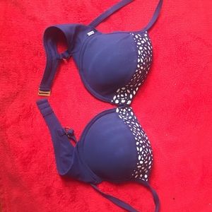 Captiva, Dark Blue, swim top.