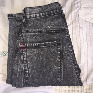 BDG high-waisted washed out black pants